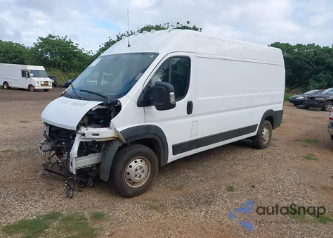 2021 Ram Promaster 2500 High Roof 159 Wb из США, поврежденный, VIN 3C6LRVDG8ME554950